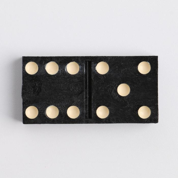 Настольная игра, домино, "Классическое", 28 шт, костяшка 4 х 2 х 0.5 см