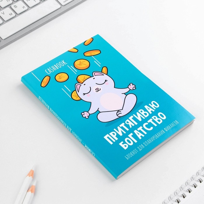 Умный блокнот CashBook А6, 68 листов «Денежный кот» Умный блокнот CashBook А6, 68 листов «Денежный кот»