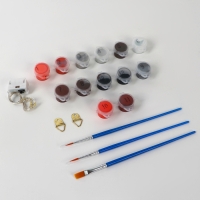 Картина по номерам с подрамником и гирляндой &laquo;Машина&raquo;, 20 х 30 см