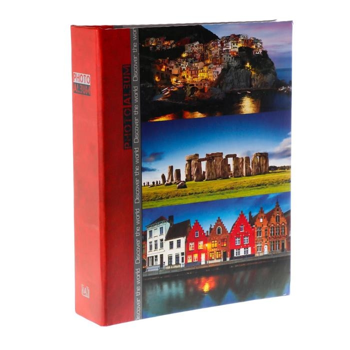 Фотоальбом "Домики" на 200 фото, 50 листов, 10х15 см