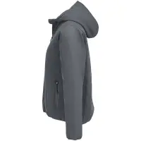 Куртка софтшелл с капюшоном женская Falcon Women, темно-серая, размер M