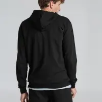 Толстовка на молнии с капюшоном Unit Siverga черная, размер M