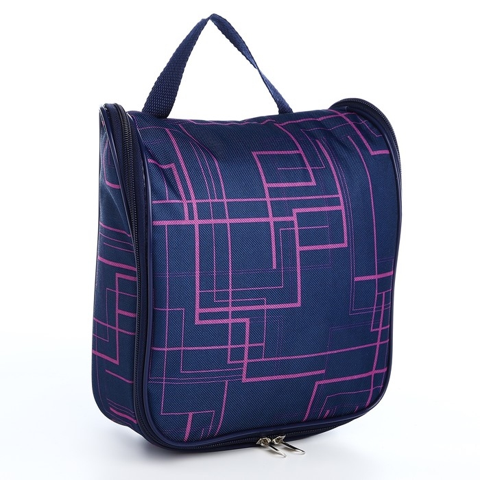 Косметичка на молнии, цвет синий Косметичка на молнии, цвет синий