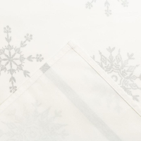 Полотенце Этель &laquo;Серебряные снежинки&raquo; 40х70 см, 100%хл, 190г/м2