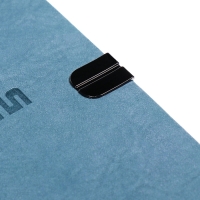 Еженедельник датир 2025г 175х95мм мягк обл иск кож 64л ESCALADA, бл тис, бл 70 г/м&sup2;,синий