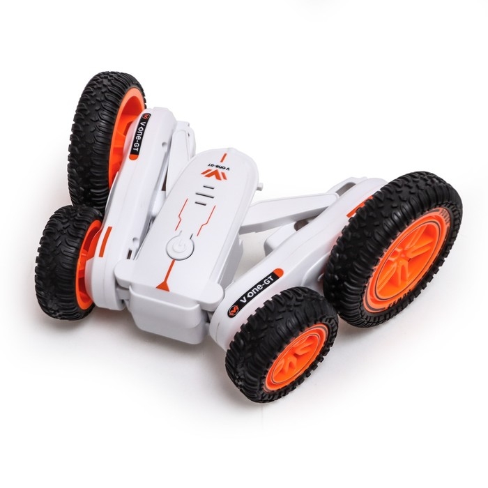 Перевёртыш радиоуправляемый &laquo;Вращение&raquo;, работает от аккумулятора, цвет белый