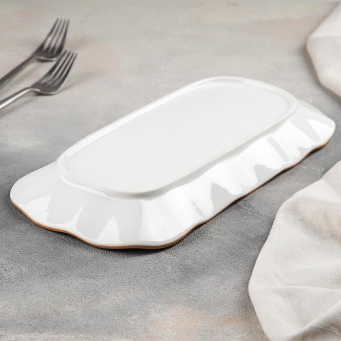 Блюдо керамическое прямоугольное &laquo;Мэнси, 32&times;15,5 см