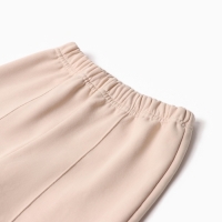 Брюки для девочки MINAKU, цвет бежевый, рост 146 см