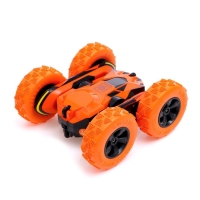 Машина-перевёртыш радиоуправляемая &laquo;Трюкач&raquo;, работает от аккумулятора, цвет оранжевый