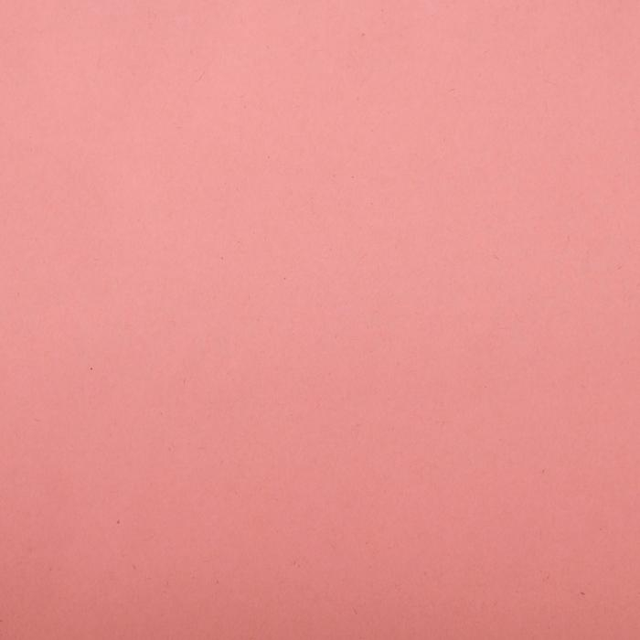 Бумага упаковочная крафтовая, двухсторонняя, винная, розовая, 0,6 х 10 м, 70 г/м&sup2;