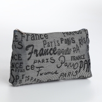 Набор косметичек 2 в 1 на молнии, цвет серый Набор косметичек 2 в 1 на молнии, цвет серый