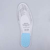Стельки для обуви, универсальные, с подпяточником, дышащие, р-р RU до 46 (р-р Пр-ля до 47), 29 см, пара, цвет белый Стельки для обуви, универсальные, с подпяточником, дышащие, р-р RU до 46 (р-р Пр-ля до 47), 29 см, пара, цвет белый