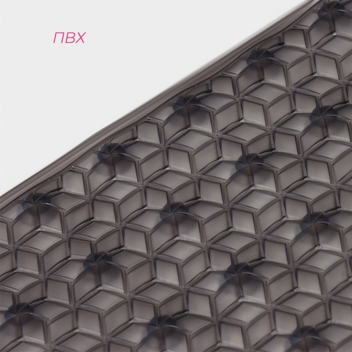 Коврик противоскользящий в ванну на присосках Доляна «Классика» 37×70 см, цвет чёрный Коврик противоскользящий в ванну на присосках Доляна «Классика» 37×70 см, цвет чёрный