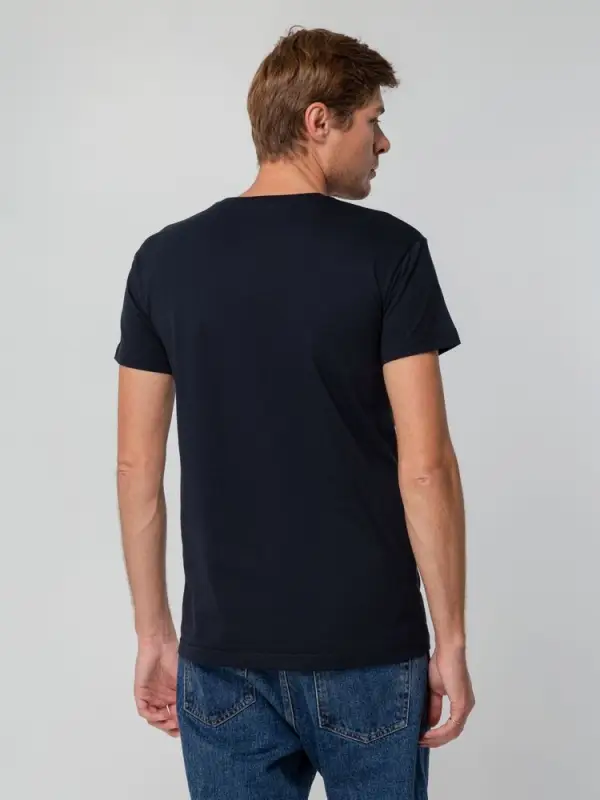 Футболка унисекс T-bolka 140, темно-синяя, размер M