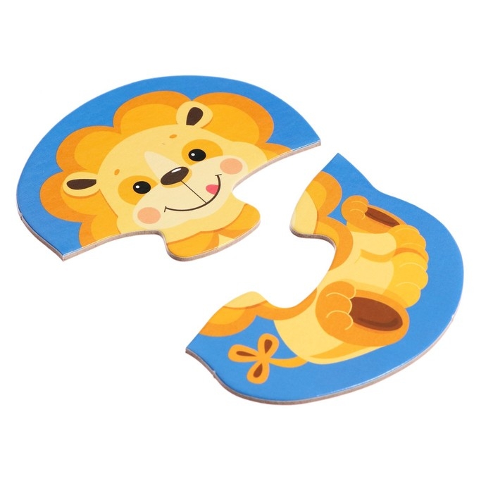 Пазл контурный «Дикие животные», 8 штук Пазл контурный «Дикие животные», 8 штук