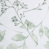 Постельное бельё Этель 2 сп &laquo;Акварельные листья&raquo; 175х215 см, 200х220 см, 70х70 см -2 шт, поплин 125 г/м2
