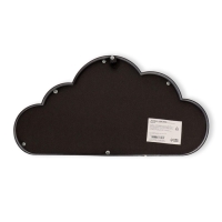 Зеркало настенное &laquo;Облачко&raquo;, зеркальная поверхность 12 &times; 26 см, цвет белый