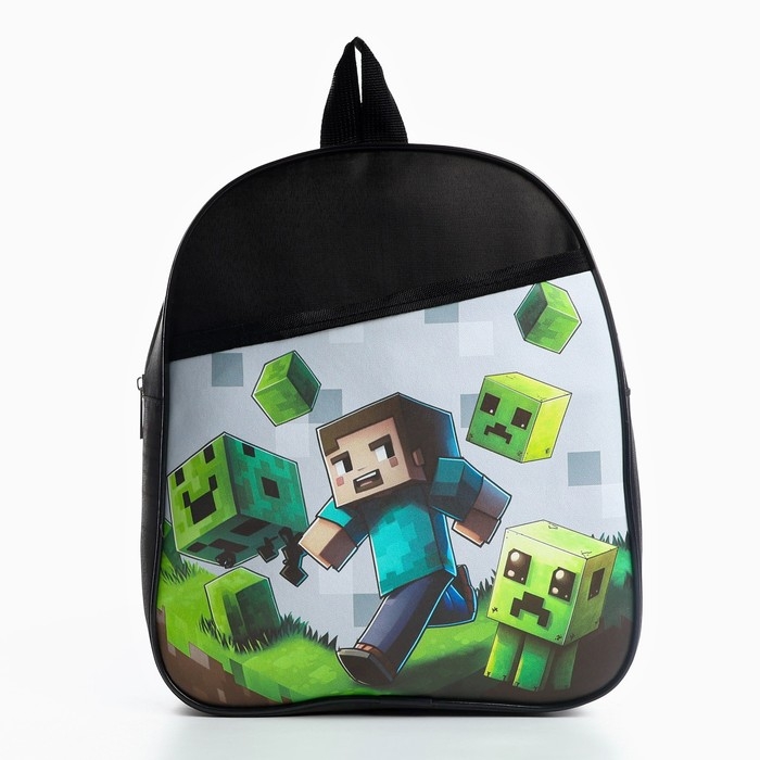 Рюкзак детский для мальчика &laquo;Пиксели&raquo;, 24х28х8,5 см