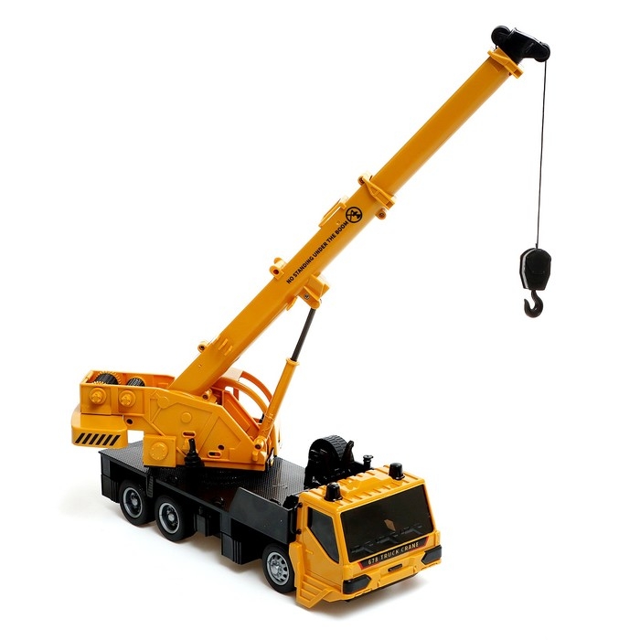 Кран радиоуправляемый «Стройка», подвижная стрела, работает от аккумулятора Кран радиоуправляемый «Стройка», подвижная стрела, работает от аккумулятора