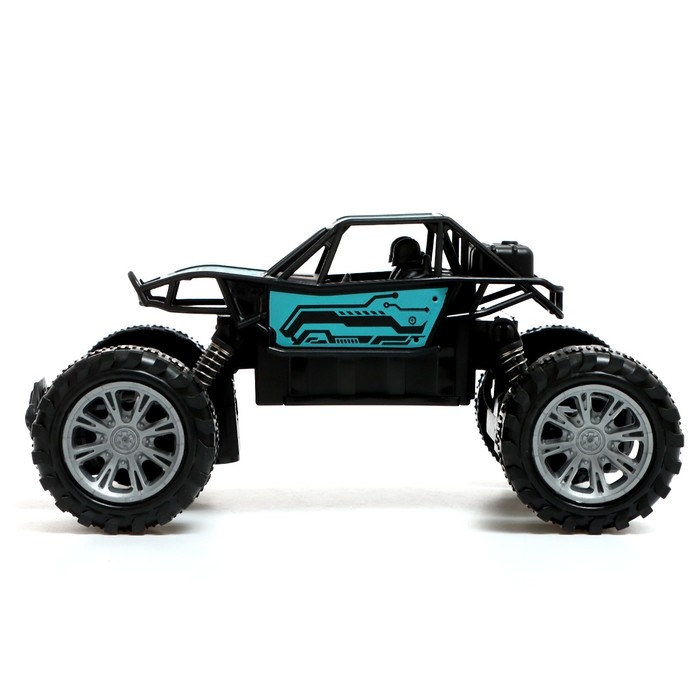 Джип &laquo;Вездеход&raquo;, радиоуправление, свет, на батарейках, синий