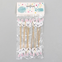 Шпажки «Зайка», в наборе 12 штук Шпажки «Зайка», в наборе 12 штук