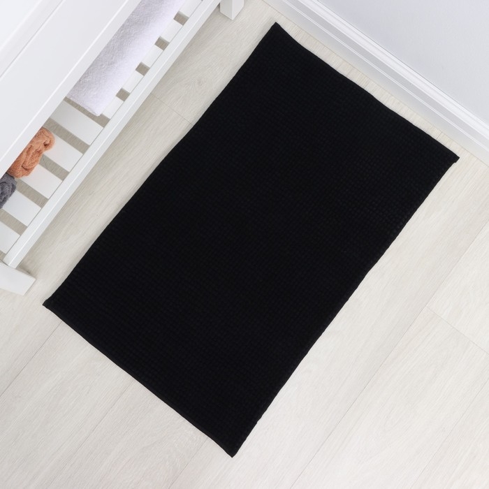 Коврик для дома LaDо́m, букли, плотность 1000 г, 50×80 см, цвет графитовый Коврик для дома LaDо́m, букли, плотность 1000 г, 50×80 см, цвет графитовый