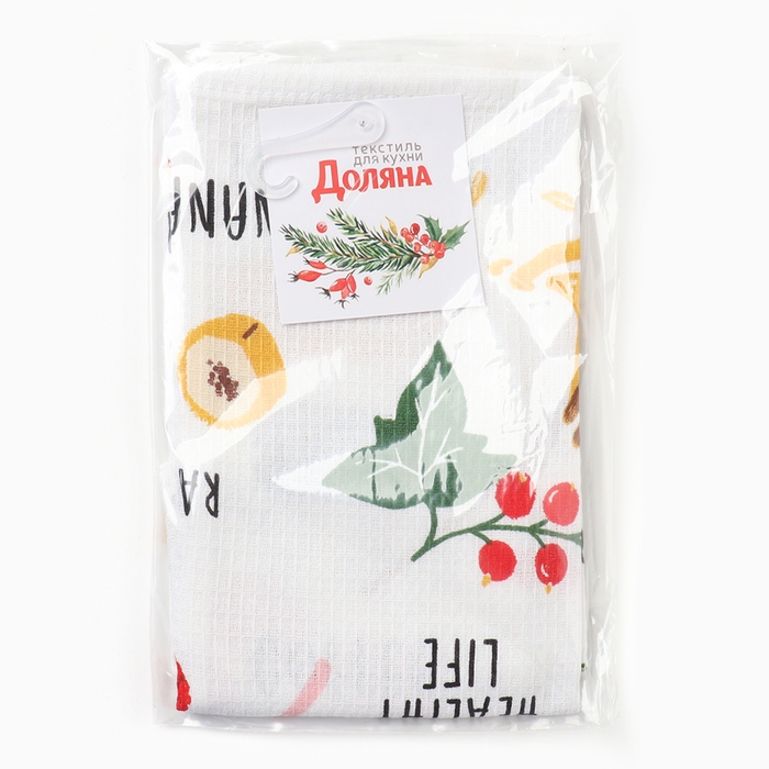 Полотенце кухонное Доляна Granola, 35х60 см, 100% хлопок, 160г/м2