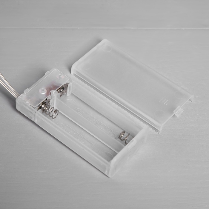 Фигура световая "Ёлочка плетённая", 30х13х13 см, 20 LED, батарейки ААх2 (не в комплекте), свечение теплое белое