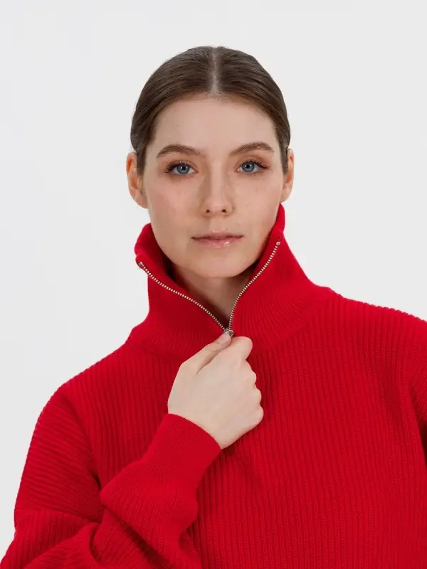 Джемпер Siluetti Birne, красный, размер S/M