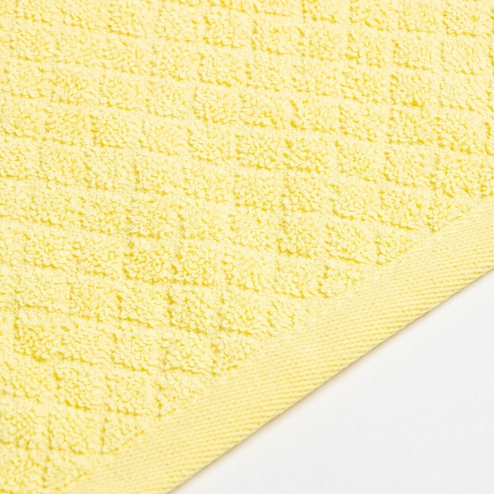 Полотенце махровое Love Life &laquo;Минимализм&raquo; 50х80 см, жёлтый, 100% хл, 500 гр/м2