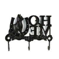 Ключница настенная &laquo;HOME&raquo;, кот, 11 х 6.9 см