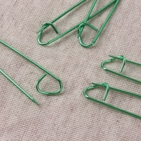 Набор вспомогательных булавок для вязания, 9 см, 5 шт, цвет зелёный Набор вспомогательных булавок для вязания, 9 см, 5 шт, цвет зелёный