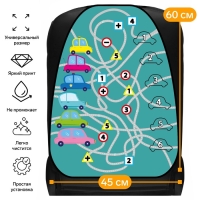 Накидка на сиденье автомобильное Cartage Бродилка машинки, ПВХ, 60х45 см, европодвес Накидка на сиденье автомобильное Cartage Бродилка машинки, ПВХ, 60х45 см, европодвес