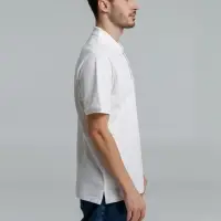 Рубашка поло мужская Neptune белая, размер S