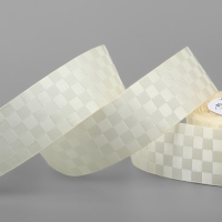 Лента декоративная &laquo;Квадраты&raquo;, 25 мм &times; 9,1 &plusmn; 0,5 м, цвет молочный