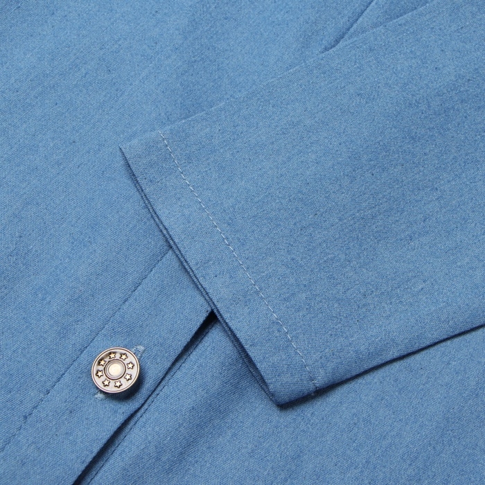 Платье для девочки MINAKU: Jeans collection, цвет голубой, рост 128 см