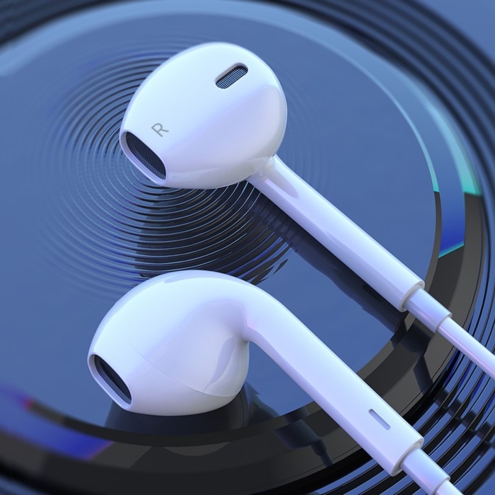 Наушники Hoco M101, проводные, вкладыши, Type-C, 1.2 м, белые Наушники Hoco M101, проводные, вкладыши, Type-C, 1.2 м, белые