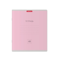 Тетрадь 48 листов в линейку ErichKrause "Классика", обложка мелованный картон, блок офсет 100% белизна, микс Тетрадь 48 листов в линейку ErichKrause "Классика", обложка мелованный картон, блок офсет 100% белизна, микс