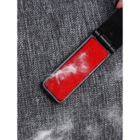 Щётка для одежды складная, 0,6&times;3,5&times;9,5 см, цвет чёрный