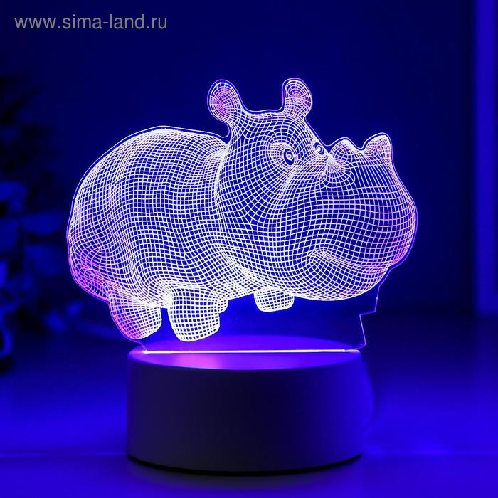 Светильник "Бегемот" LED RGB от сети RISALUX