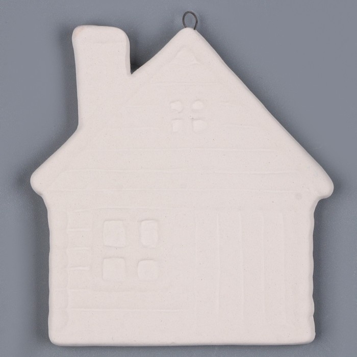 Новый год! Ёлочное украшение под раскраску &laquo;Избушка&raquo;, с подвесом