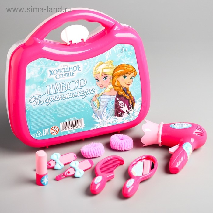 Набор парикмахера, в сумке &laquo;Анна и Эльза&raquo;, Холодное сердце