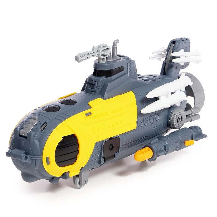 Парковка «Военная субмарина», с 5 машинками Парковка «Военная субмарина», с 5 машинками