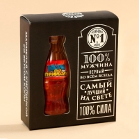 Мармелад бутылка колы &laquo;100% мужчина&raquo; с кислой начинкой, 9 г.