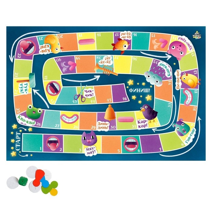 Настольная игра &laquo;игра-бродилка&raquo; логопедическая