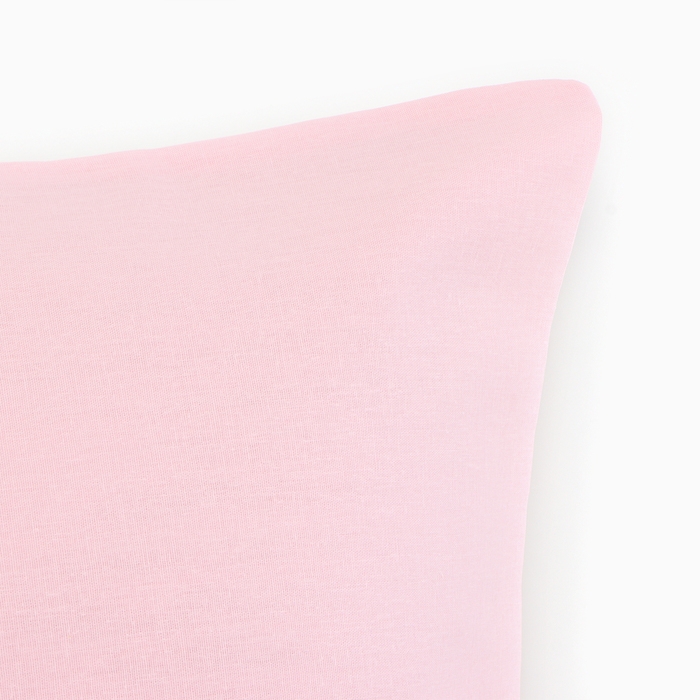 Комплект наволочек Этель, 50х70 см - 2 шт, цвет розовый, 100% хл, бязь