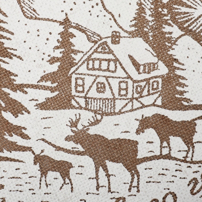 Новый год. Салфетка &laquo;Волшебного нового года&raquo; цв.белый, 37*37 см