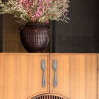 Ручка-скоба "Вилка" CAPPIO RSC002, м/о 76 мм, цвет хром Ручка-скоба "Вилка" CAPPIO RSC002, м/о 76 мм, цвет хром