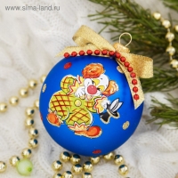 Шар "Клоун" d-7,5 см, микс