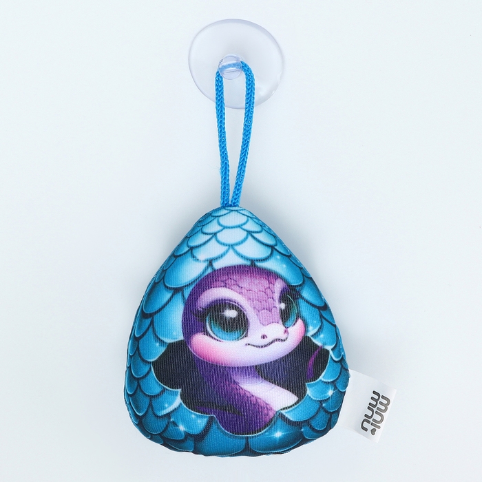 Новый год! Мягкий брелок антистресс &laquo;Змея в яйце&raquo;